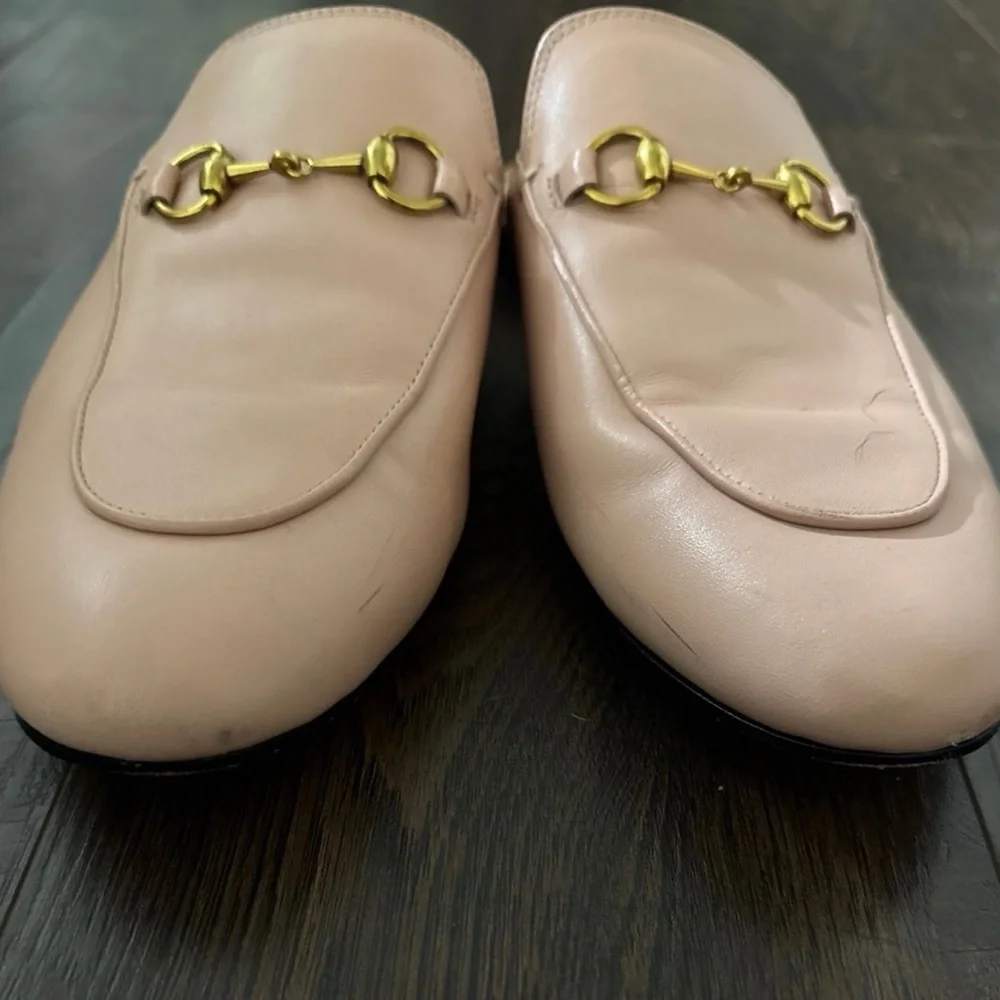 Gucci Princetown Leather Mules - Picture 4 of 4
